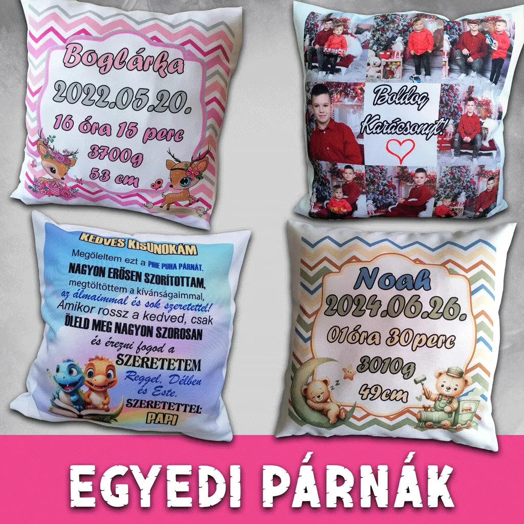 Egyedi-párnák
